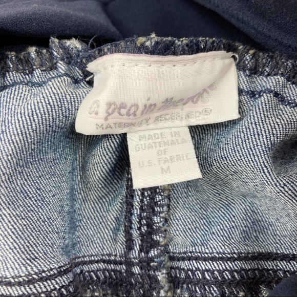 A Pea in the Pod Full Panel Cuffed Crop Jeans NWOT - Picture 3 of 14